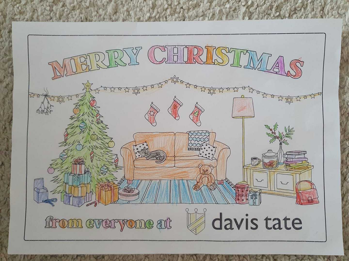 Christmas colouring competition winner 1