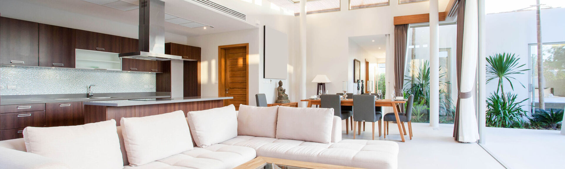 Luxury interior design in living room