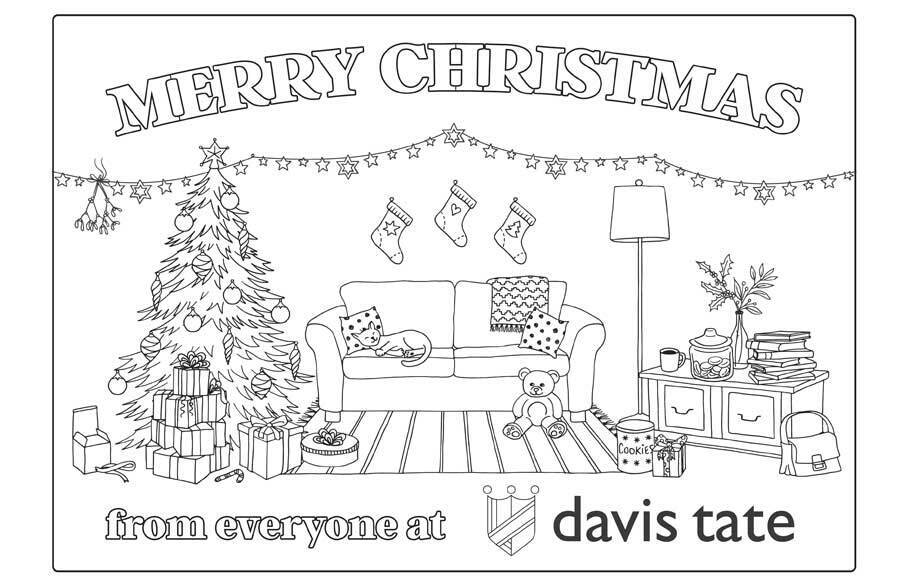 Black and white colouring sheet