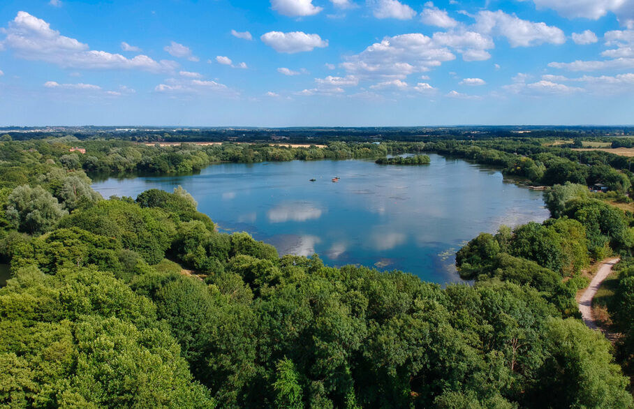 Theale Lakes in Berkshire