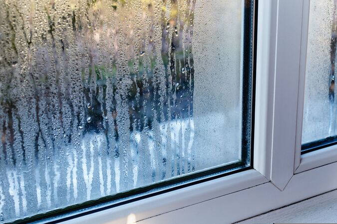 Condensation on a window