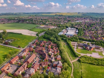 Aerial view of Wantage 