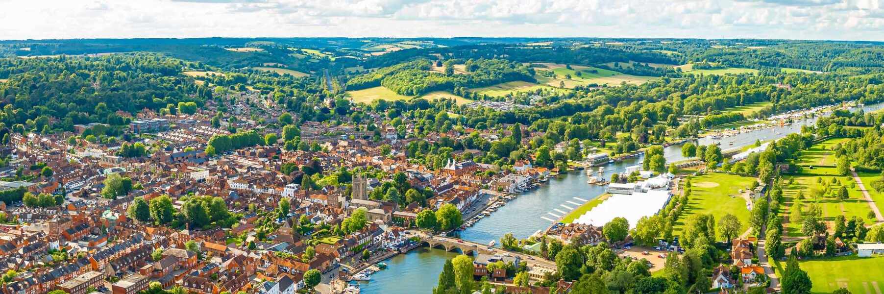 Aerial view of henley 