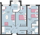 Floorplan for 6 Yeats Lodge, Greyhound Lane