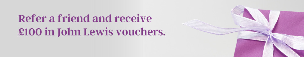 Refer a friend for &pound;100 John Lewis vouchers