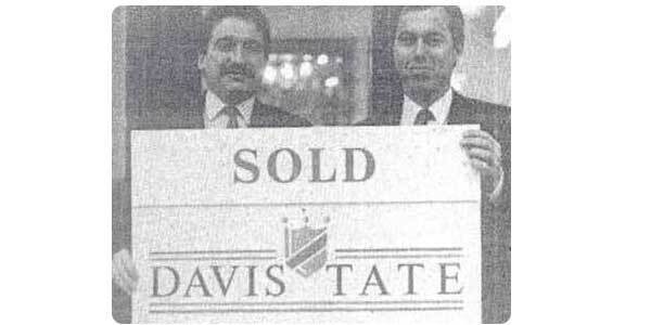 Matthew Davis and David Tate at their first branch in Goring